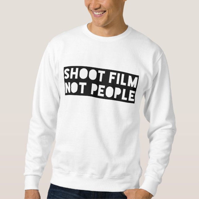 Sweatshirt de personnes de film de pousse pas (Devant)
