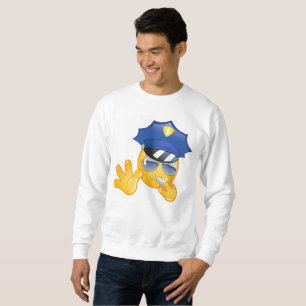 sweatshirt de police emoji