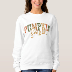 Sweatshirt de saison citrouille