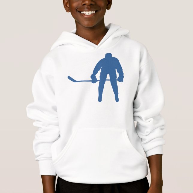 Sweatshirt de silhouette d'hockey (Devant)