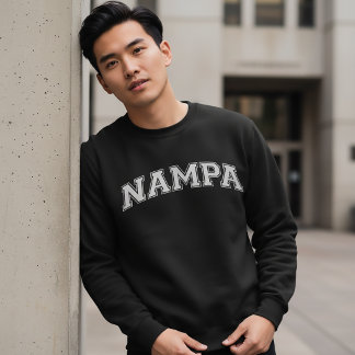 Sweatshirt de style universitaire Nampa America Co