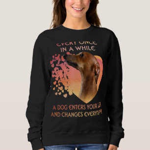 Sweatshirt De Temps En Temps Un Greyhound Entre Dans La Vie