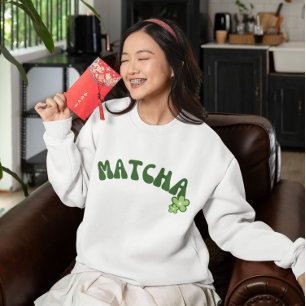 Sweatshirt de thé vert Matcha