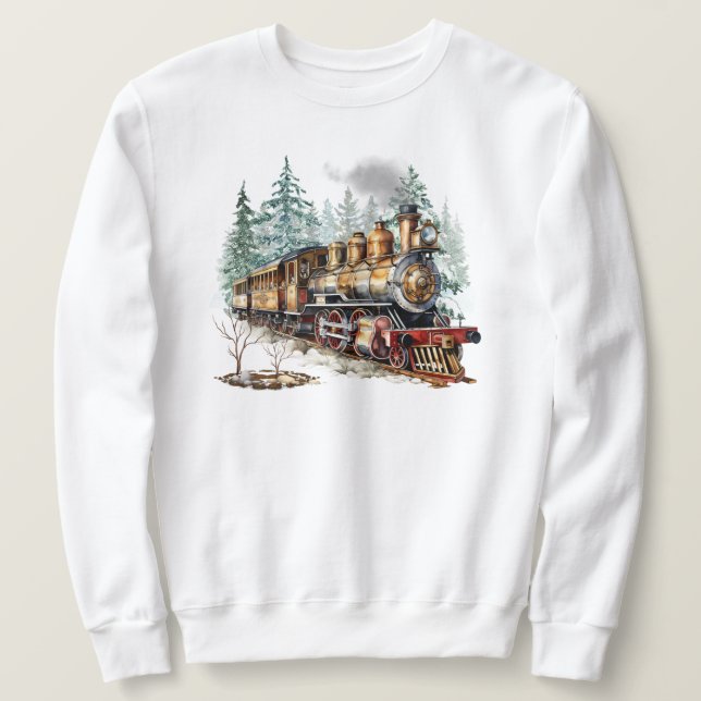 Sweatshirt de train d'hiver (Design devant)