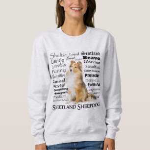 Sweatshirt de traits de Sheltie