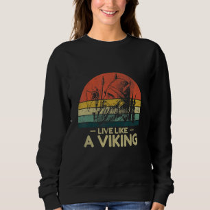 Sweatshirt De vrais vikings viennent à Valhalla et n'ont pas