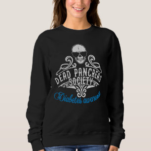 Sweatshirt Dead Pancreas Société Sensibilisation au diabète D