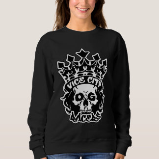 Sweatshirt Débardeur de base pour femmes avec logo King Skull