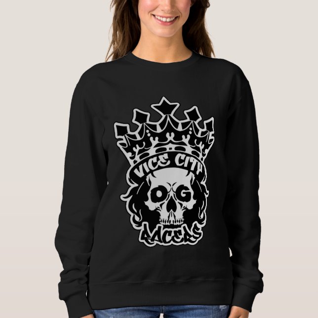 Sweatshirt Débardeur de base pour femmes avec logo King Skull (Devant)