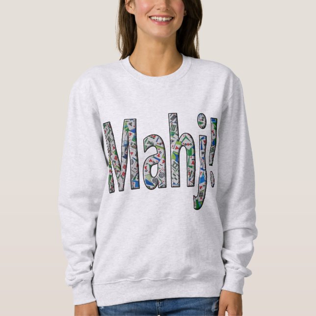 Sweatshirt Débardeur Mahjong pour Femme - Mahj! (Devant)