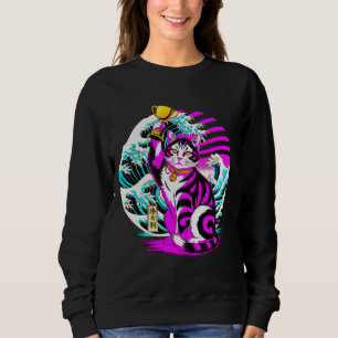 Sweatshirt Débardeur pour femmes Chat au Trophée Triomphant