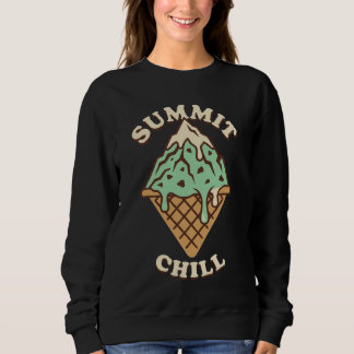Sweatshirt Débardeur Summit Chill Ice Cream | Jeu de mots drô