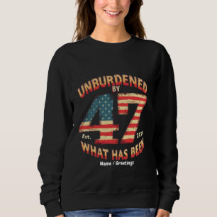 Sweatshirt Débarrassé de ce qui a été établi 2025 Drôle Trump