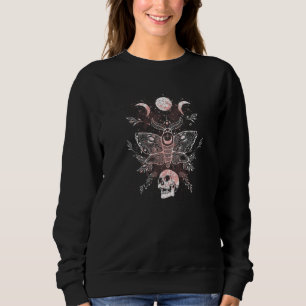 Sweatshirt Décès Moth Gothique Sorcière sombre Occulte Wiccan