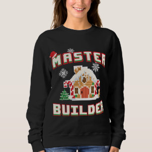 Sweatshirt Déco de construction de la maison de pain d'épice