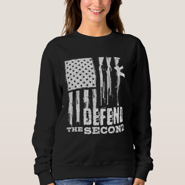 Sweatshirt Defend The 2nd Amendment Pro Gun Apparel (Devant)