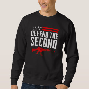 Sweatshirt Défendre Le Deuxième Amendement Pro Gun Usa Ar15 R
