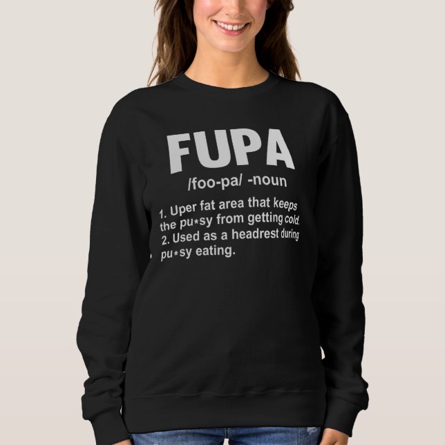 Sweatshirt Définition de Fupa (Devant)