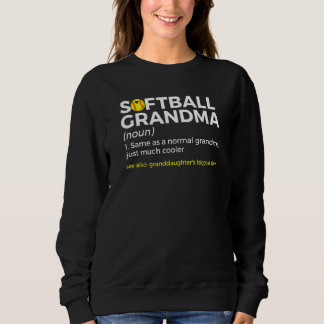 Sweatshirt Définition de grand-mère de softball plus grande f