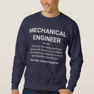 Sweatshirt Définition du génie mécanique