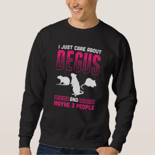 Sweatshirt Degu Pour Le Propriétaire Degu Animal Animal Pet D