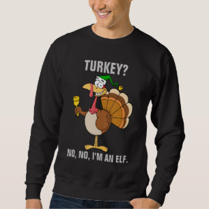 Sweatshirt Déguisement drôle de la Turquie de thanksgiving