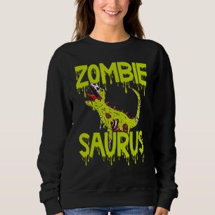Sweatshirt Déguisement Halloween Dinosaure Dino Zombie Hallow