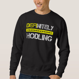 Sweatshirt Dei meme Cryptomonnaie Investisseur Blockchain Com