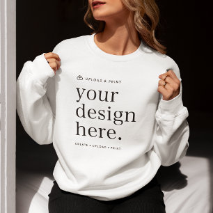 Sweatshirt Dein Design Upload