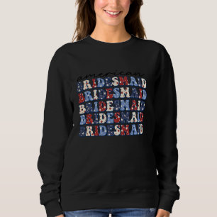 Sweatshirt Demoiselle d'honneur américaine voyage de filles d