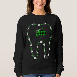 Sweatshirt Dent Avec Assistant Dentaire Shamrock Joyeux St Pa