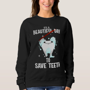 Sweatshirt Dentaire Drôle Pour Les Hommes Dents Dentiste Dent