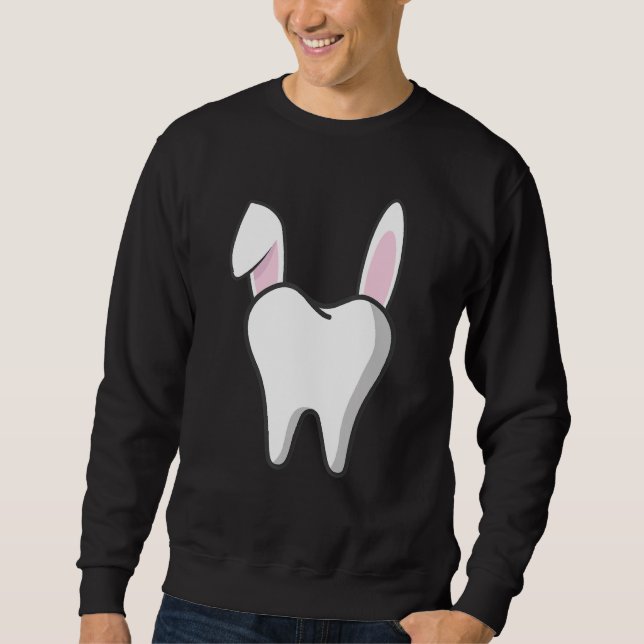 Sweatshirt Dentist Student Bunny Teeth Graphic Dental Surgeon (Devant)