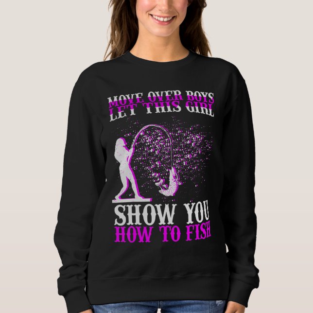 Sweatshirt Déplacer Les Garçons Laissez Cette Fille Vous Mont (Devant)
