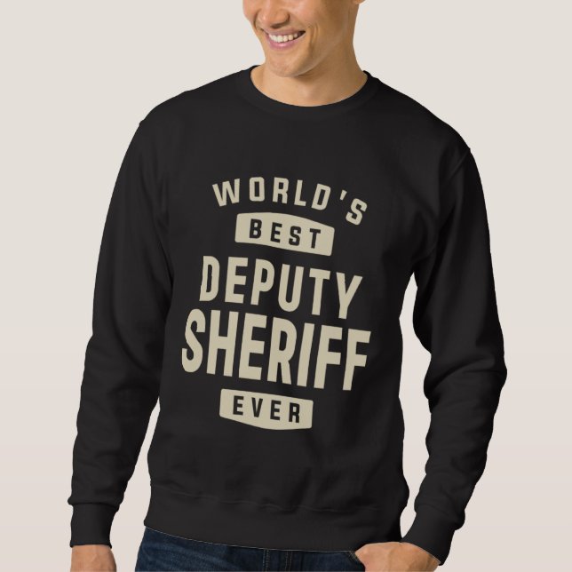 Sweatshirt Deputy Sheriff Occupation (Devant)
