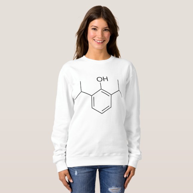 Sweatshirt d'équipe rêveuse de propofol (Devant entier)