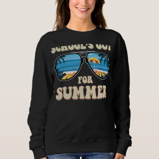 Sweatshirt Dernière Journée D'Écoles Sorties Pour Enseignant 