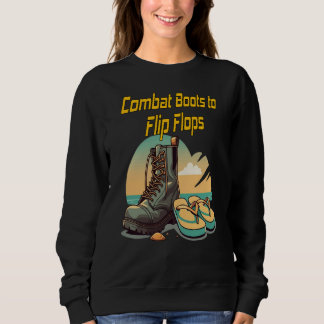 Sweatshirt Des bottes de combat pour retourner les tonneaux