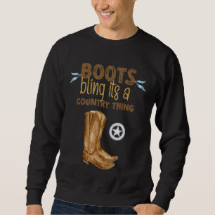 Sweatshirt Des Bottes Qui Lâchent Sa Chose De Pays