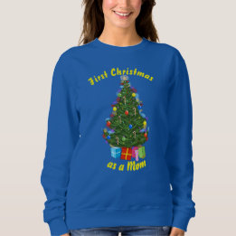 Sweatshirt des femmes de l'arbre de Noël