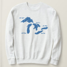 Sweatshirt des femmes des Grands Lacs