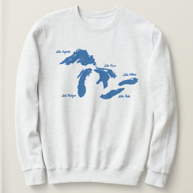 Sweatshirt des femmes des Grands Lacs (Design devant)