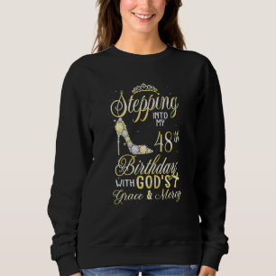 Sweatshirt Des Femmes Entrent En Mon 48E Anniversaire Avec Le