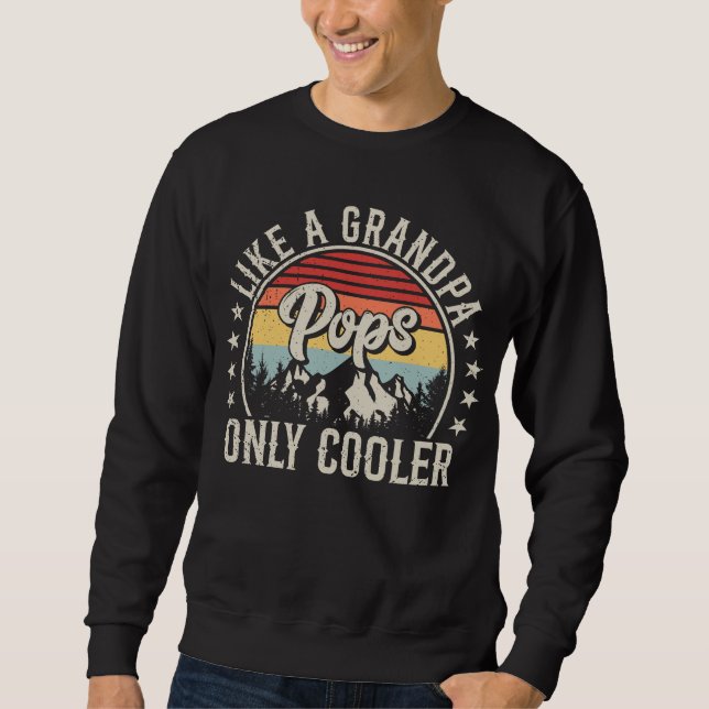 Sweatshirt Des gens comme un grand-père seulement des hommes  (Devant)
