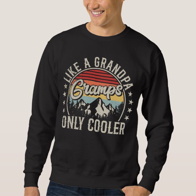 Sweatshirt Des groupes comme un grand-père seulement des homm (Devant)