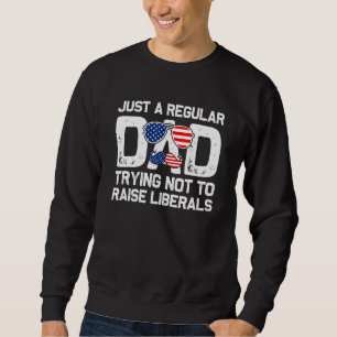 Sweatshirt Des Hommes Juste Un Père Régulier Essayant De Ne P