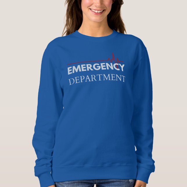 Sweatshirt des Notdienstes (Vorderseite)