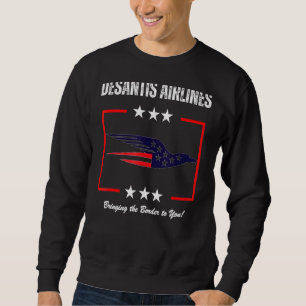 Sweatshirt DeSantis Airlines Funny Political Meme Ron DeSanti