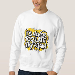 Sweatshirt Design de typographie jaune et noir