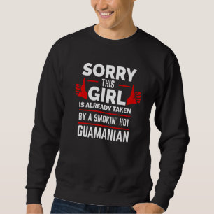 Sweatshirt Désolé Cette Fille Est Prise En Fumant Du Guamanie